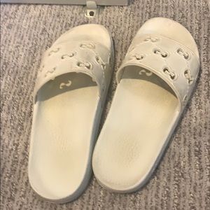 White authentic  gucci sandals